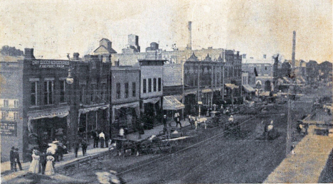 Street scene, Sleepy Eye Minnesota, 1906