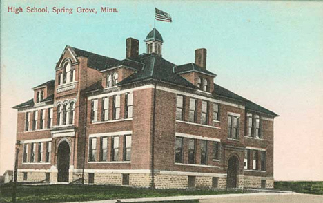 High school, Spring Grove Minnesota, 1915