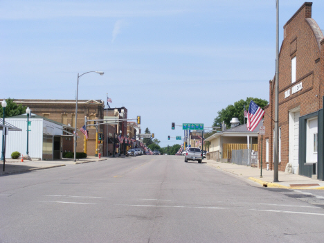 Street scene, St. James Minnesota, 2014