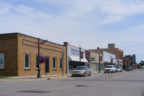 Street scene, St. James Minnesota, 2014