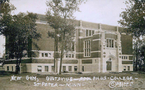 New Gym, Gustavus Adolphus College, St. Peter Minnesota, 1922