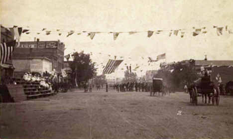 Street celebration, St. Peter Minnesota, 1895