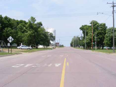 Street scene, Storden Minnesota, 2014