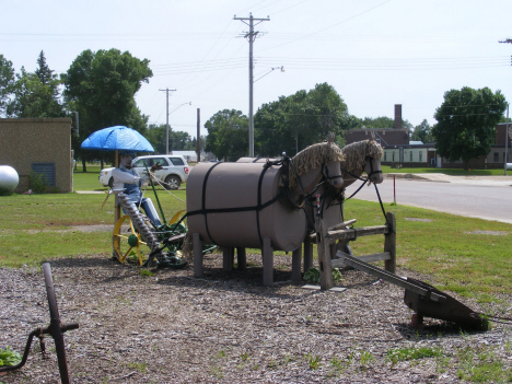 Sculptures at Hystad Cabin, Storden Minnesota, 2014