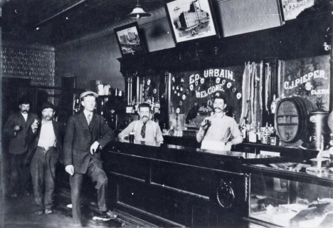 Trosky Bar, Trosky Minnesota, around 1900