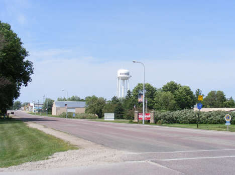 Street scene, Westbrook Minnesota, 2014