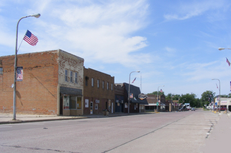 Street scene, Westbrook Minnesota, 2014