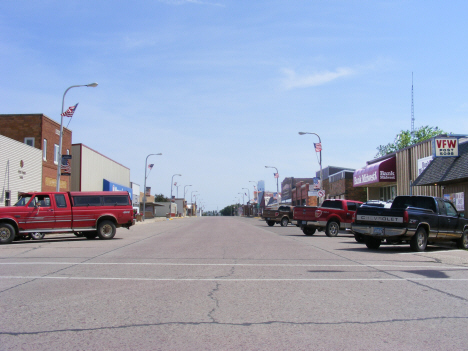 Street scene, Westbrook Minnesota, 2014