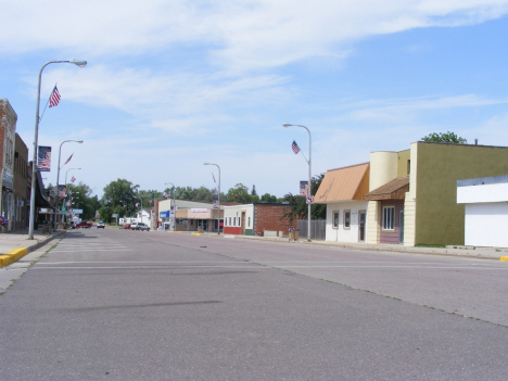 Street scene, Westbrook Minnesota, 2014