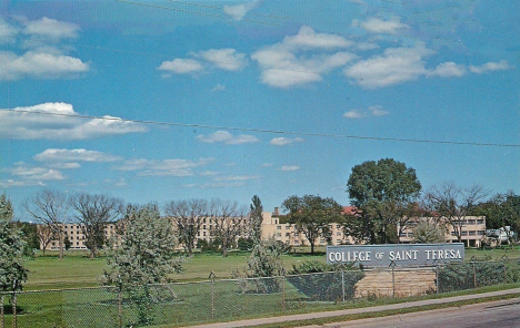 College of St. Teresa, Winona Minnesota, 1980's