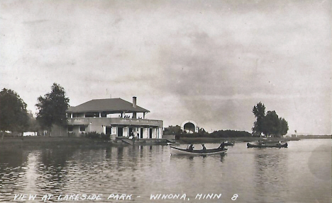 Lakeside Park, Winona Minnesota, 1928