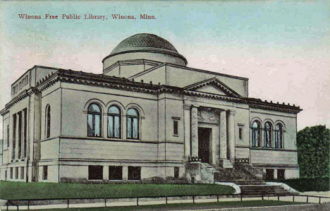 Winona Free Public Library, Winona Minnesota, 1908