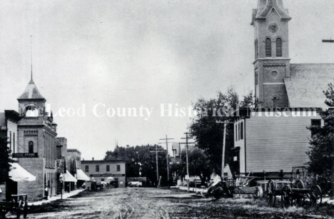 Main Street, Winsted Minnesota, 1909