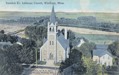 Swedish Evangelical Lutheran Church, Winthrop Minnesota, 1910