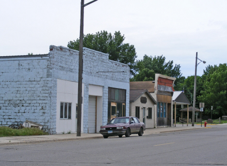 Street scene, Wood Lake Minnesota, 2011