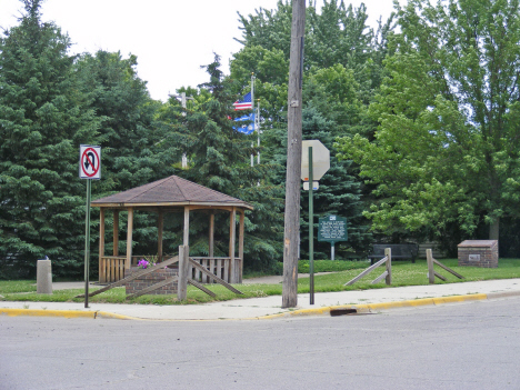 Gazebo and City Park, Wood Lake Minnesota, 2011
