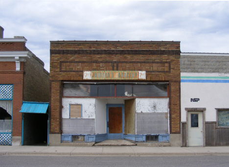 Street scene, Wood Lake Minnesota, 2011