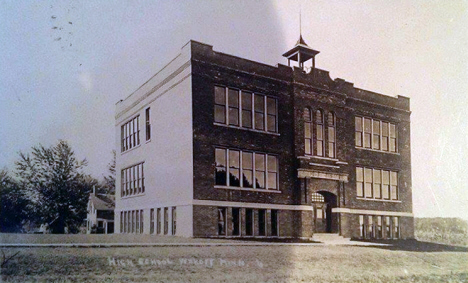 Public school, Wykoff Minnesota, 1920's