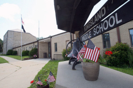 Former Kingsland Middle School in Wykoff Minnesota