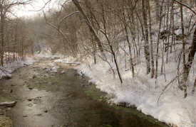 Beaver Creek Valley State Park in the winter