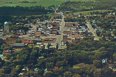 Aerial View, Aitkin Minnesota, 1960's