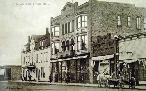 Hotel Willard, Aitkin Minnesota, 1910's