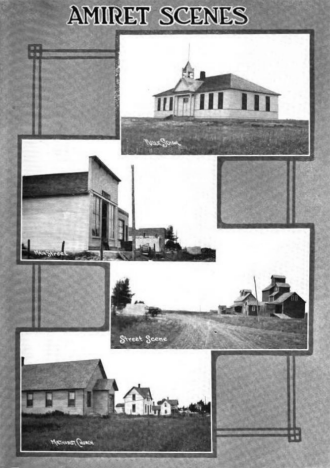 Multiple scenes, Amiret Minnesota, 1912