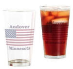 Andover Flag Drinking Glass