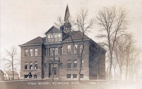 High School, Atwater Minnesota, 1919