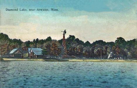 Diamond Lake near Atwater Minnesota, 1907