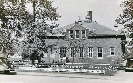 Atwater Coop Creamery, Atwater Minnesota, 1940's