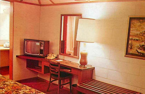 Interior, The Downtown Motel, Austin Minnesota, 1960's