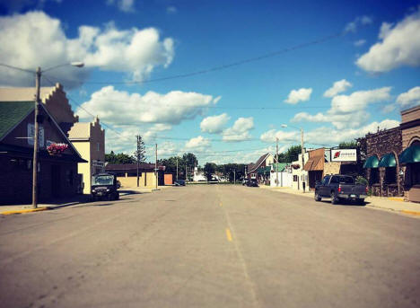 Street scene, Badger Minnesota, 2014