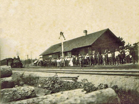 Great Northern Depot, Bagley Minnesota, 1898