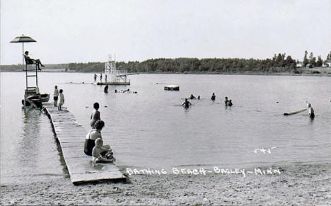 Bathing Beach, Bagley Minnesota, 1950's