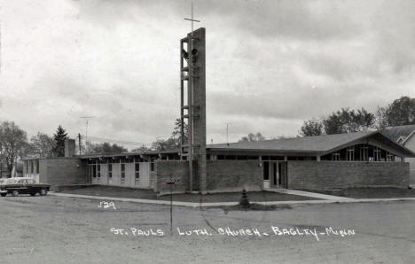 St. Paul's Lutheran Church, Bagley Minnesota, 1962