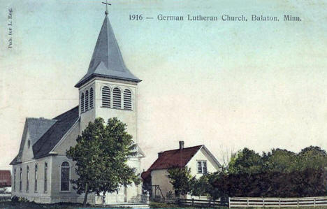 German Lutheran Church, Balaton Minnesota, 1909