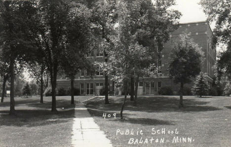 Public School, Balaton Minnesota, 1940's
