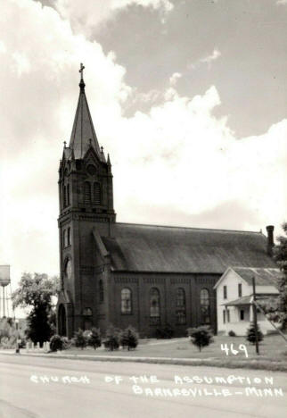 Church of the Assumption, Barnesville Minnesota, 1950's