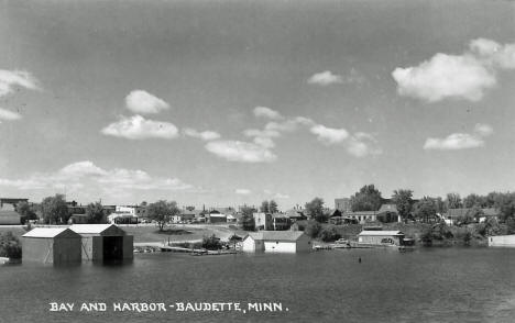 Bay and Harbor, Baudette Minnesota, 1950's