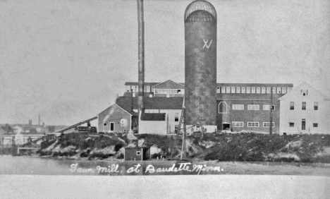 Saw Mill at Baudette Minnesota, 1907