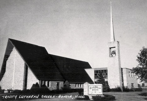 Trinity Lutheran Church, Benson Minnesota, 1960's