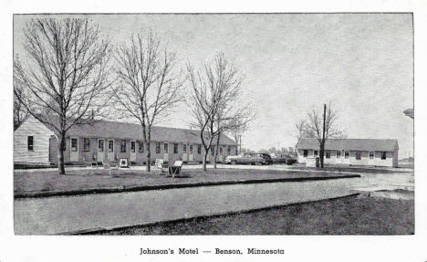 Johnson's Motel, Benson Minnesota, 1950's