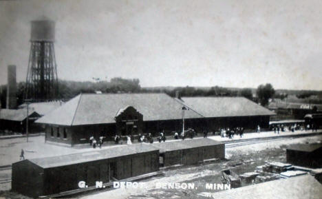 Great Northern Depot, Benson Minnesota, 1908