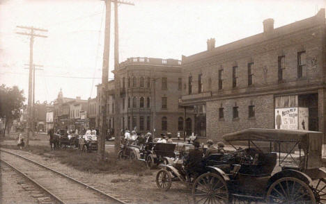 Street scene, Benson Minnesota, 1912