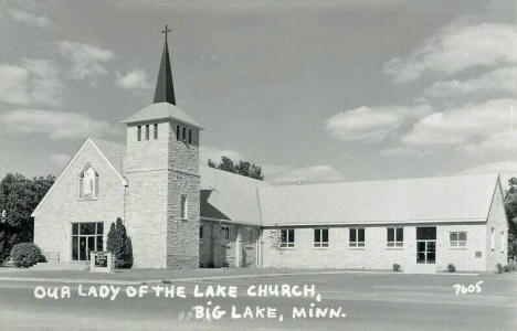 Our Lady of the Lakes Church, Big Lake Minnesota, 1950's