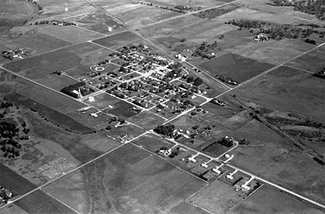 Aerial view, Bowlus Minnesota, 1969