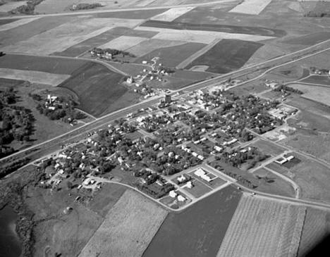 Aerial view, Brandon Minnesota, 1971