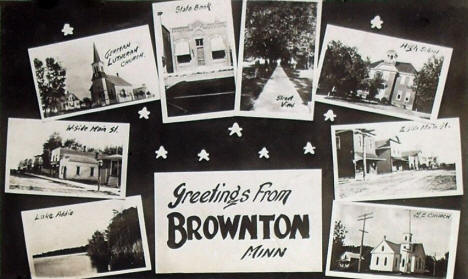 Multiple scenes, Brownton Minnesota, 1910's