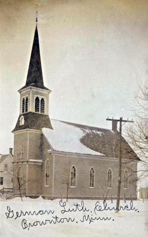 German Lutheran Church, Brownton Minnesota, 1911